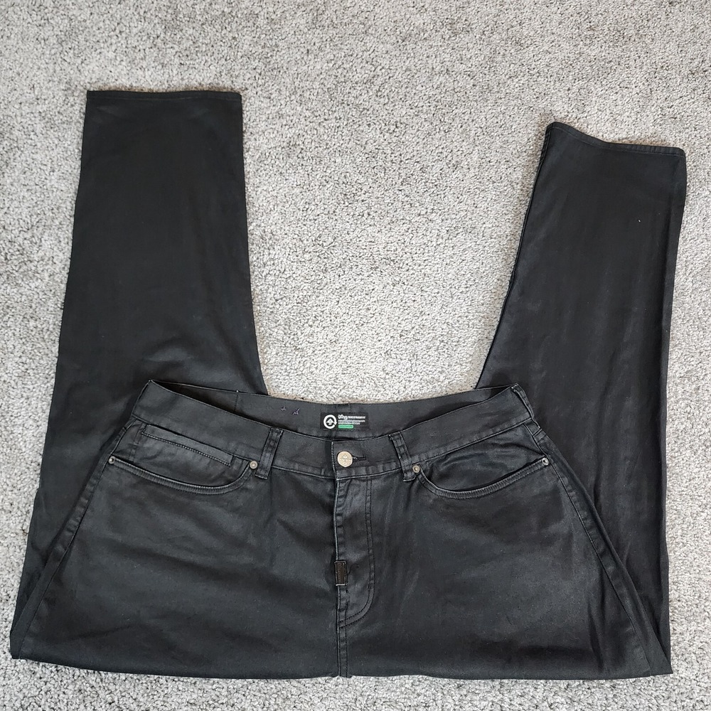 LRG Lifted Research Group Pants Men's Size 39x32 Black True‎ Straight Fit Casual